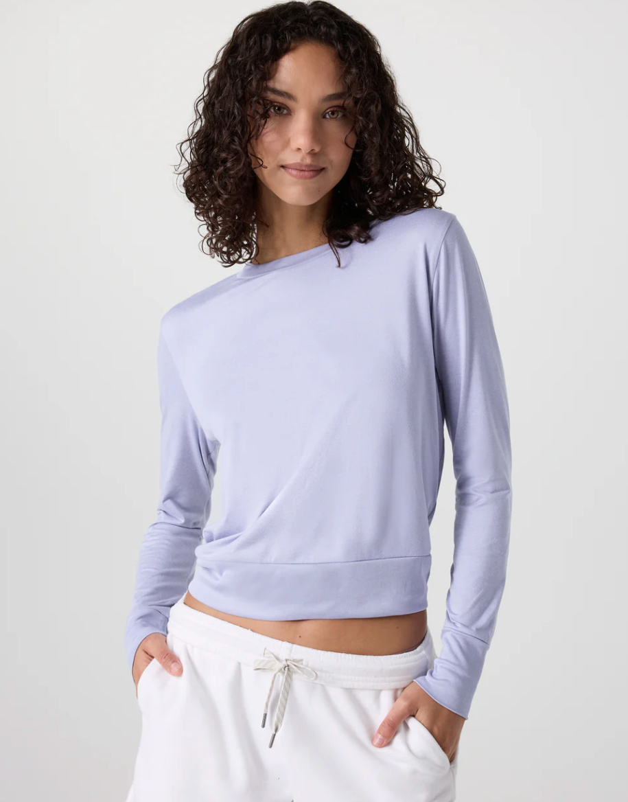 Vuori Women's Daydream Crew Lavender Mist