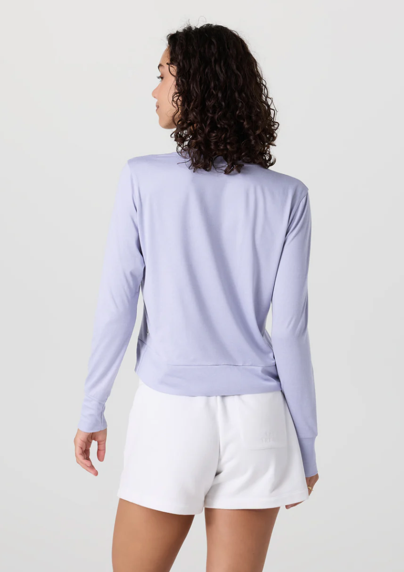 Vuori Women's Daydream Crew Lavender Mist