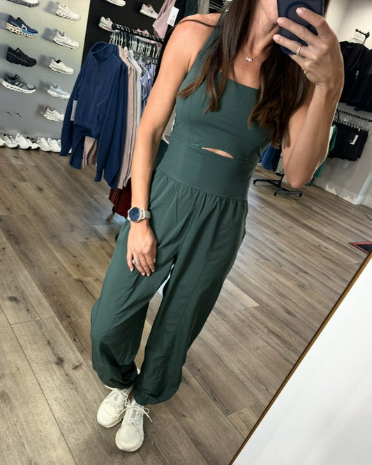 Active Onesie Forest Green
