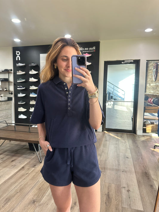 Navy French Terry Short