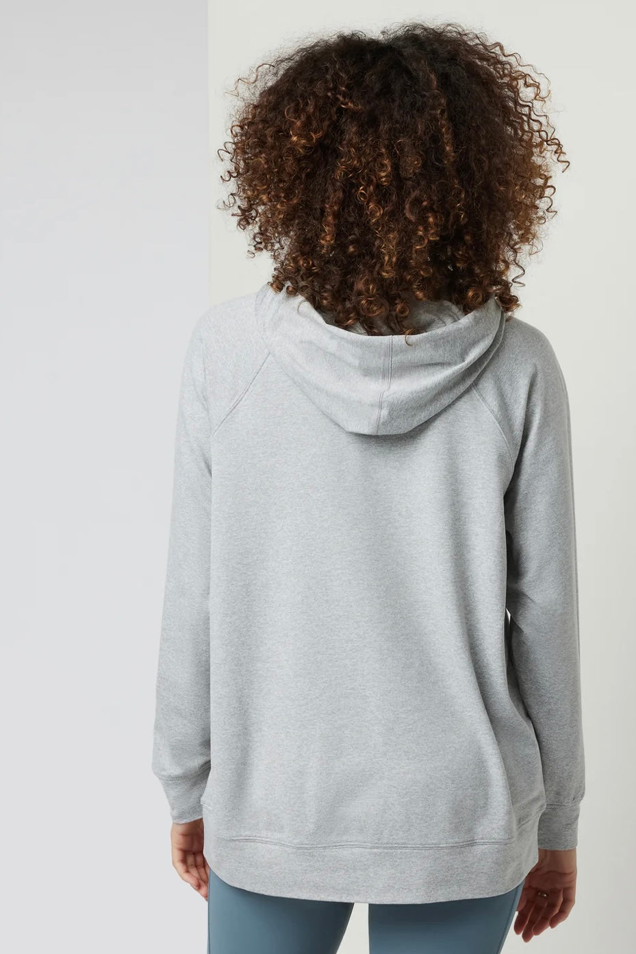 Vuori W Halo Oversized Hoodie Pale Grey Heather