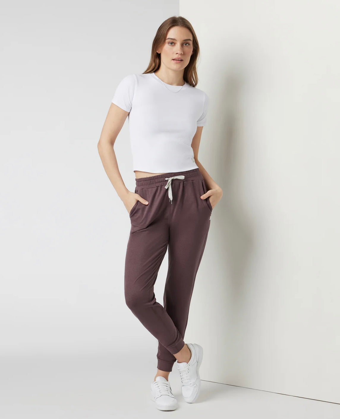 Vuori W Performance Jogger LONG Elderberry Heather