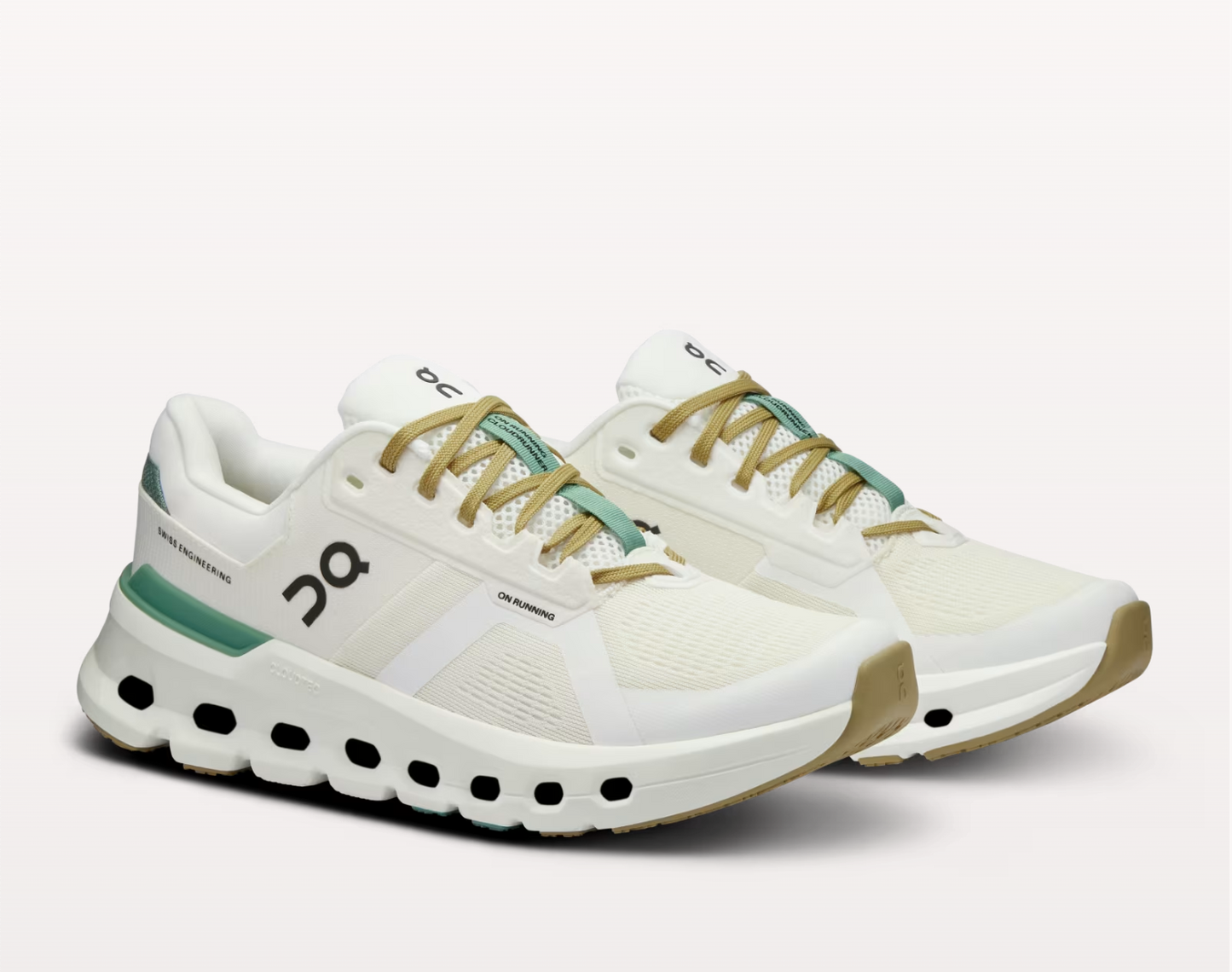 Cloudrunner 2 Wide Men's Undyed White Green