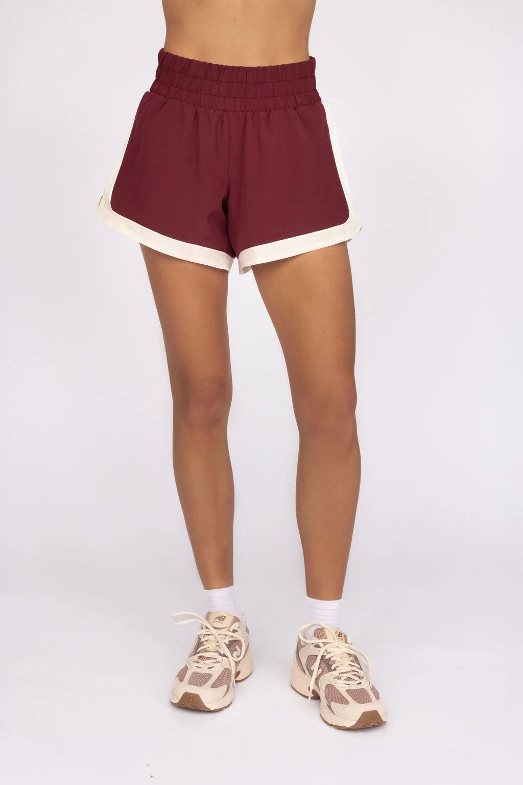 Dawson Short Burgundy Ecru