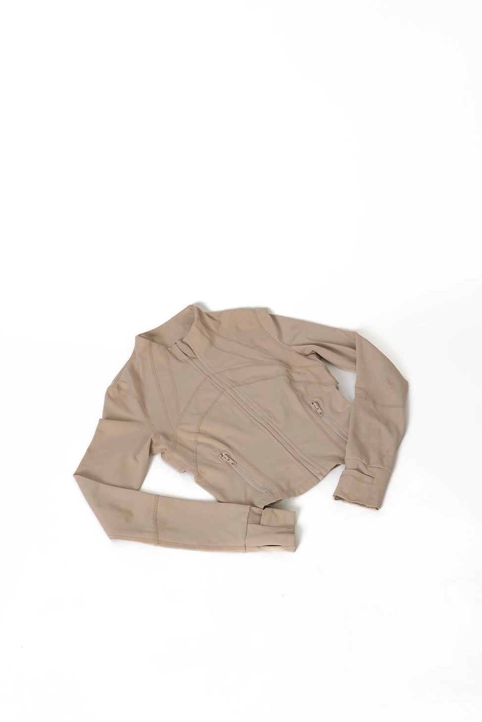 Cropped 'on the Go' Zip-Up