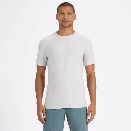 Vuori M Strato Tech Tee Platinum Heather